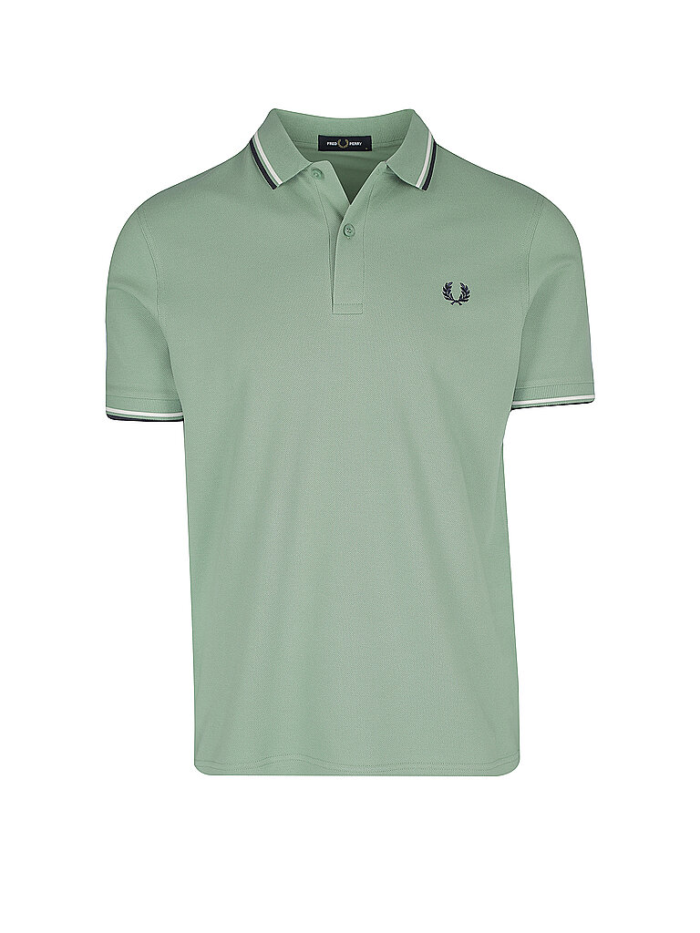 FRED PERRY Poloshirt grün | M